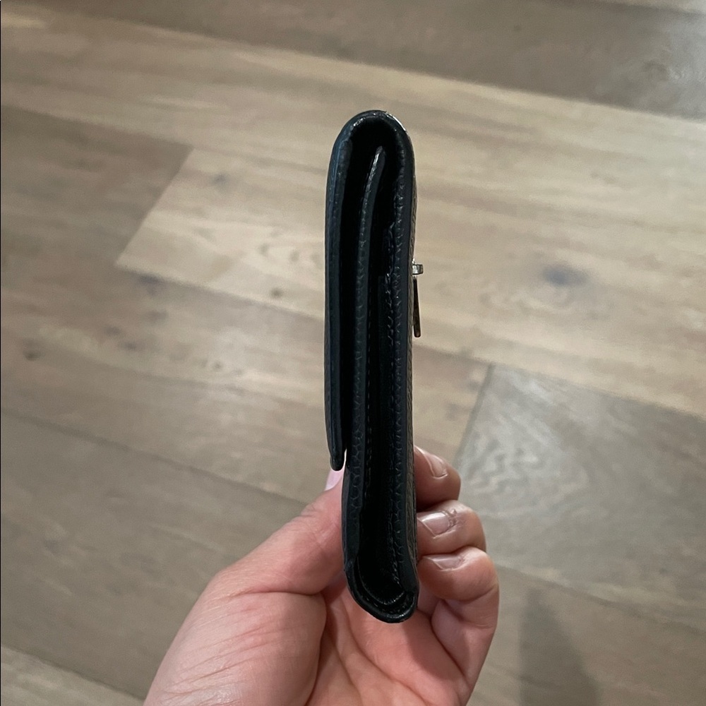 CHANEL Caviar Black Trifold Wallet - Picture 11 of 14